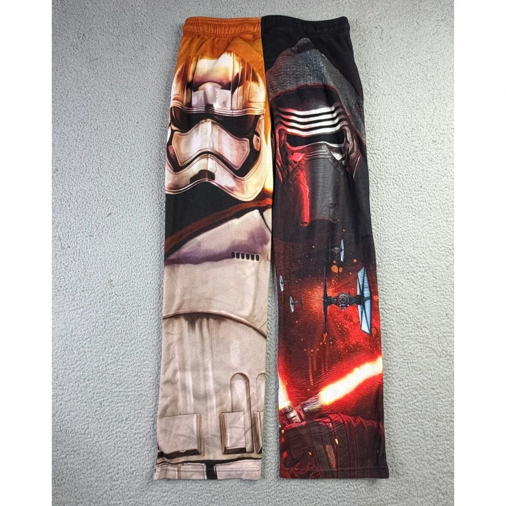 Star Wars Kylo Ren Stormtrooper Fleece Pajama Pants Mens Large